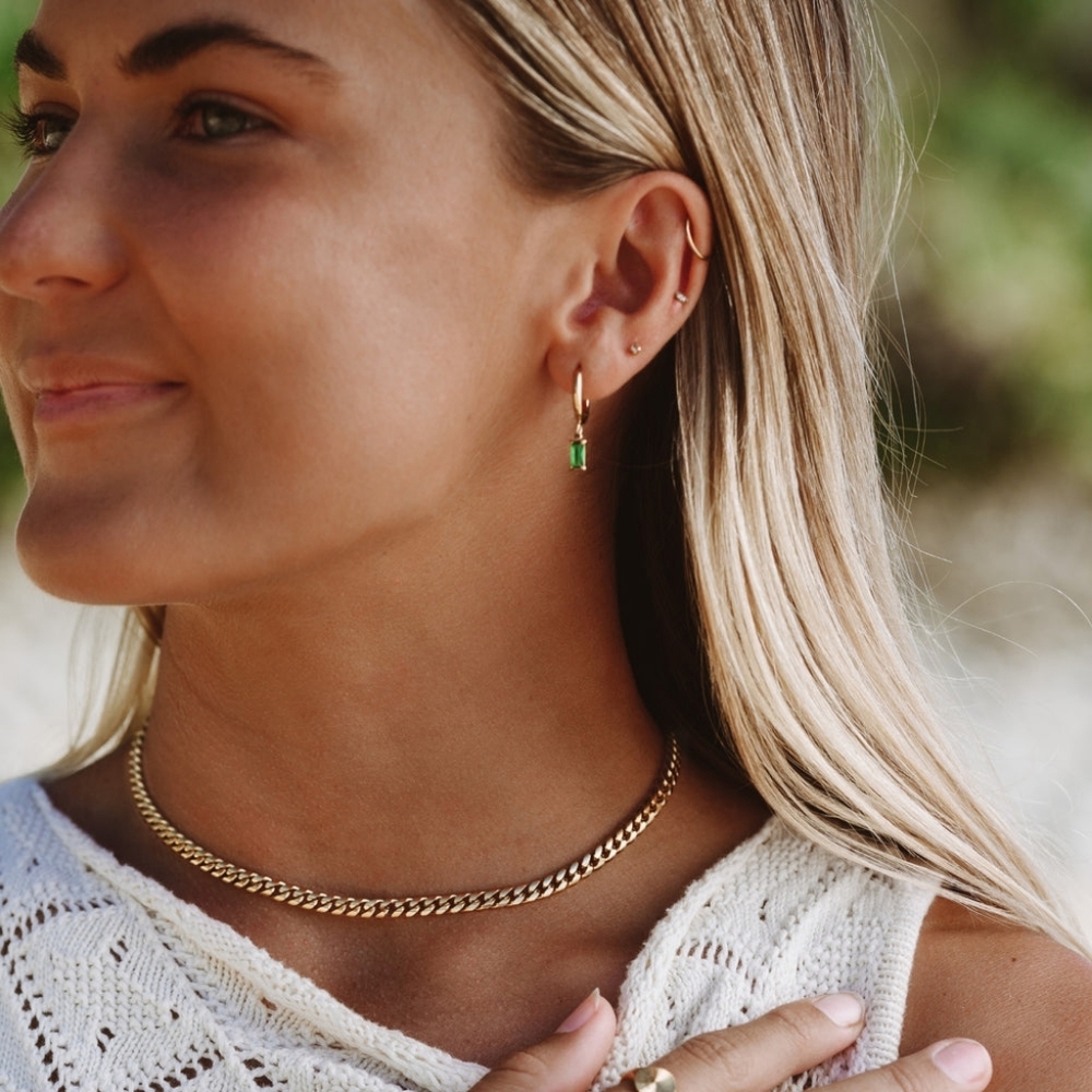 Atolea Bonifacio Cuban Chain Necklace - Picture 3 of 3